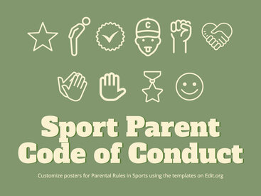 Parent Code of Conduct Posters to Print