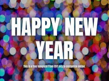 Editable New Year templates for business