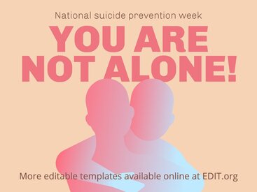 Make Suicide Prevention Posters Online