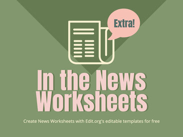 In the News Worksheets for Students