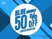 Editable Blue Monday Templates, Quotes and Images