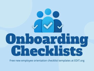 Editable New Hire Onboarding Checklist Templates