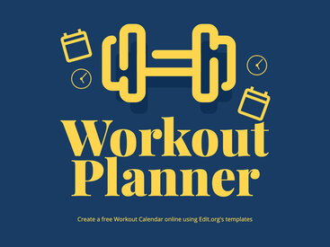 Free Workout Schedule Templates to Print