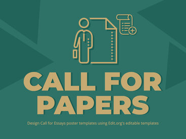 Call For Papers Poster Templates