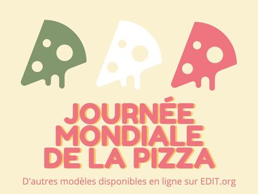 Modèles gratuits pour la Journée Internationale de la Pizza