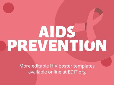 Customize a HIV awareness poster