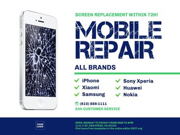 Templates for Mobile Repair Shops