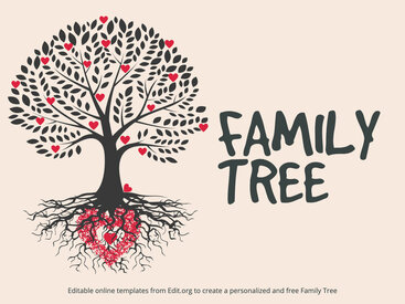 Editable Free Family Chart Templates
