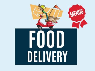 Home delivery poster design templates
