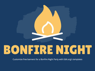 Custom Bonfire Party Flyer Templates