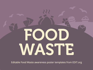 Make a Zero Food Waste Poster Online