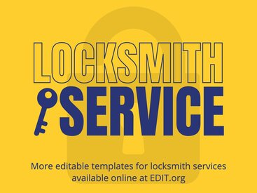 Templates for Locksmith business cards, ads, and coupons
