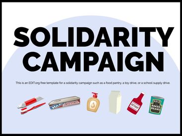 Create Solidarity Campaign Posters Online