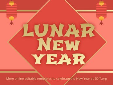 Free Lunar New Year Custom Templates