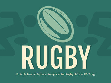 Rugby Flyer Templates to Customize Online