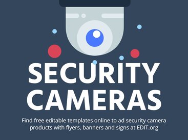 Signs of Security Cameras & Video Surveillance Zone