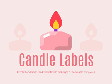 Free Printable Candle Labels