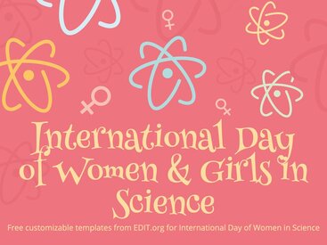 Posters for Day of Women and Girls in Science