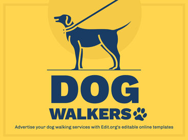 Dog Walker Flyer Templates Online