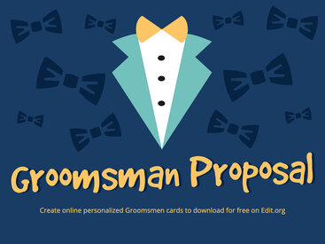 Free Printable Groomsman Proposal Templates