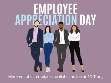 Create online an Employee Appreciation Day card