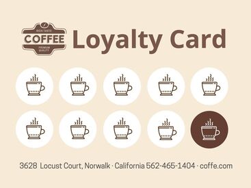Create Punch & Loyalty Cards for your Business 