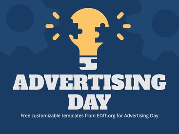 Advertising Day Banner Templates Online