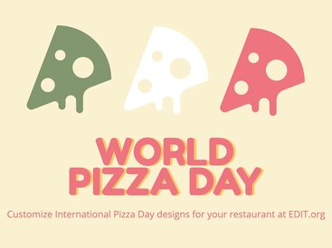 Free International Pizza Day Designs