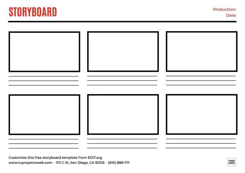 Free storyboard examples for business