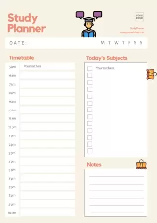 Edit a daily planner