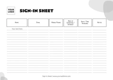 Edit a Sign Up Sheet